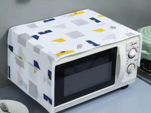 Dustproof Oven & Microwave Cover – Multicolor Printed