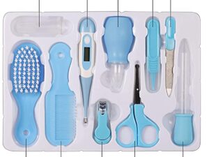 10 Pcs Baby Health & Grooming Care Kit – Portable Nursing Set