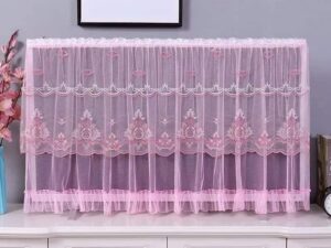 Lace Television Cover – Dustproof TV Cover (32–42 Inch)