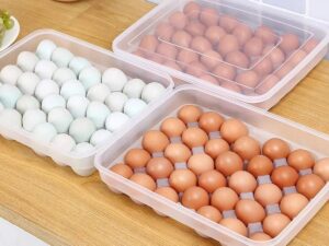 Egg Storage Box – Large Capacity Refrigerator Organizer