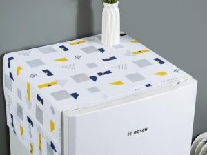 Refrigerator Dust Cover with Pockets – 1 Pcs