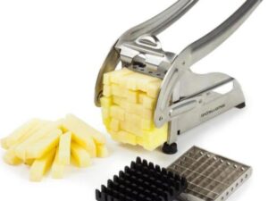 Pink Pari Stainless Steel Potato Chipper Machine – 2 Blades (S)