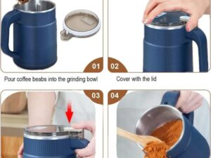 Household Stainless Steel Electric Powder Grinder – Multifunctional