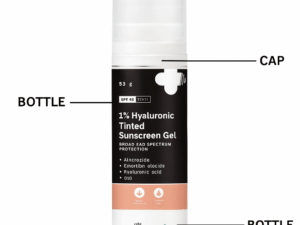 The Derma Co 1% Hyaluronic Tinted Sunscreen Gel