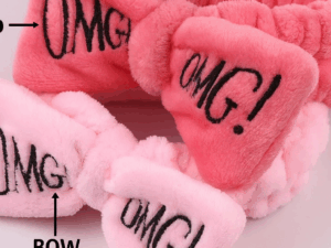 Women’s Bow Hair Band – Fashion OMG Letters