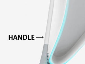 L-Shape Toilet Brush – Flexible Silicone Golf Head (1 Pcs, Multi-Color)