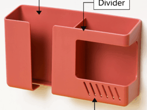 Multi-Functional Wall Mobile Phone Charging Holder – With Storage Box