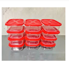 12 Pcs Plastic Mini Box – Multi Colour