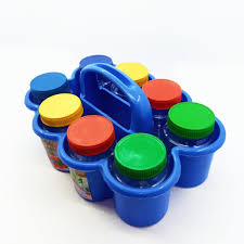 Plastic Smart Mini Rack (Made in Bangladesh) – 6 Pcs Set, 9" Multicolour