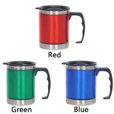 Durable Stainless Steel Travel Mug – Double-Wall Insulated with Lid