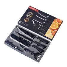 Zepter 5 Pcs Non-Stick Knife Set – High Carbon Stainless Steel