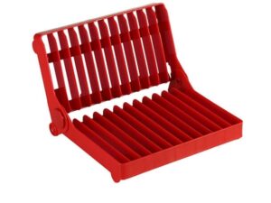 Smart Dish Rack With Tray Red