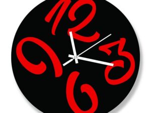 Valentine Thematic Wooden Board Wall Clock