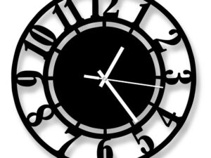 Decorative MDF Wooden Board Wall Clock | Elegant Home & Office Décor