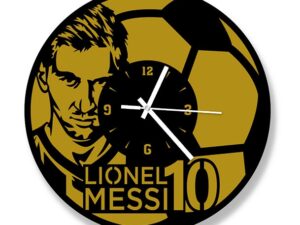 Lionel Messi Premium Thematic Wooden Board Wall Clock
