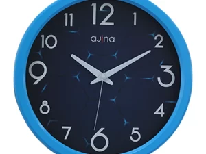 Tulip Wall Clock — Round — Blue (T-1)