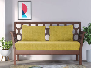 Regal Wooden Double Sofa