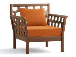 Regal Single Sofa – Noor (SSC-316-3-1-20, Fabric-SF-2152)