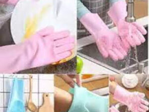 High Quality Silicone Dish Washing Kitchen Hand Gloves