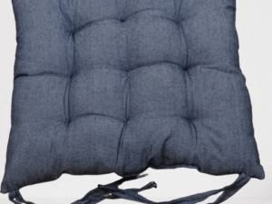 Chair Cushion – High Quality Cotton Seat Pillow (40cm x 40cm) – Gray