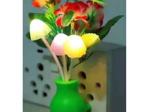 Green Nature Lamp with Flower – Auto On/Off Sensor Lighting