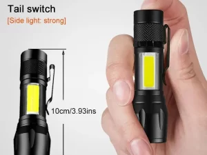Rechargeable Mini Hot Clip System Flash Light – Zoomable