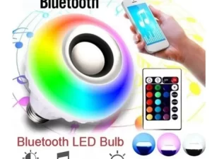 RGB Music LED Light Bulb with Remote Control and Bluetooth Speaker