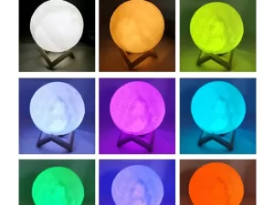 3D Printed Galaxy Lamp & Moon Lamp – Room Lighting