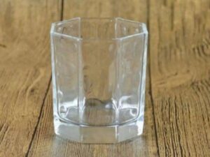 Water Glass / Eight Corner Shorbot Glass Set – 6 Pcs (Model: W044)