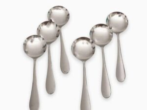 NOVA 6 Pcs Stainless Steel Soup Spoon Set – High Quality