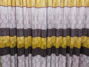 Curtain Porda – Synthetic Thick Indian Window Protector (60×84 Inch | Classical Big Size | 6 Kuchi Design)