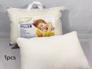 Comfort Microfiber Head Pillow – Mathar Balish | Imported Cotton 3D Texture Fabric | Standard 18×26 Inch | 1 Pc