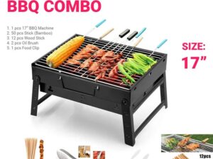 BBQ Portable Barbecue Grill – 17 Inch
