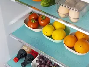 4 Pcs Refrigerator Pad Set – Antibacterial, Waterproof & Anti-Mildew Mats