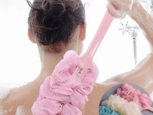 Men’s & Women’s Long Handle Body Bath Brush – Luxurious Back Scrubber