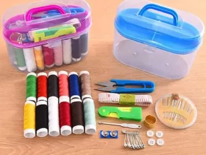 10 in 1 Household Sewing Tools – Portable Sewing Kit Needle Box Set