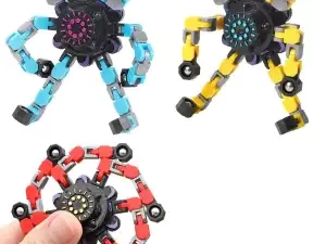 Deformed Fidget Spinner Chain Toy – Stress Relief Sensory Gyro for Kids & Adults