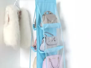 3 Layers Folding Shelf Bag – 6 Pocket Hanging Organizer