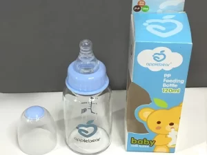1Pcs – 60ml Baby Standard Caliber Hygienic Feeder Bottle (Pink/Blue)