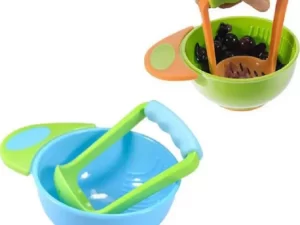 Baby Mash and Serve Bowl – Baby Food Masher Grinding Bowl