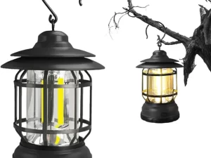 LED Camping Lantern – Super Bright Portable Flashlight (IPX4 Waterproof)