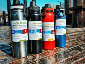 800ml Double Wall Large Mouth Stainless Steel Vacuum Sports Water Bottle