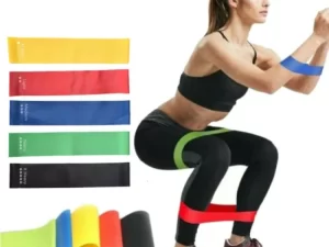 5 Pcs Exercise Resistance Band Set – Full Body Workout Fitness Belt Kit