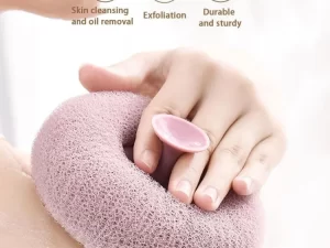 Pure Bath Shower Puff – Multicolor Luxurious Exfoliating Sponge for Smooth Skin