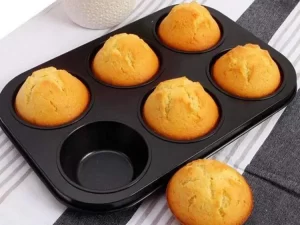 6-Hole Cake Mold – Small Muffin Cup Pan Bakeware for DIY Baking