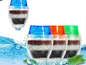 Water Filter Faucet Purifier – Activated Carbon Kitchen Tap Filter (1 PCS)
