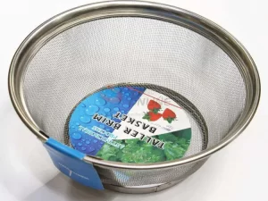 Stainless Steel Taller Brim Basket – 28cm Premium Kitchen Organizer