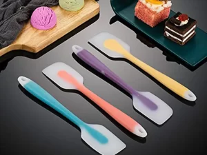 Silicone Spatulas Heat Resistant Flexible Spatula 450°F – FDA Grade Premium Kitchen Utensils