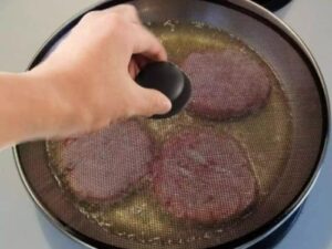 PERS Splatter Screen – Black Cooking Pot Cover Protector