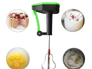 Power Free Hand Blender & Beater – High-Speed Manual Kitchen Appliance (Multicolor)